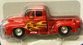 Athearn #26467 Ford 1955 F-100 Pickup - Red w/Flames (HO)