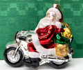 R. Stanley #HL9165738 Christmas Ornament - Santa on Motorcycle 