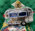 Old World Christmas #46053 Blown Glass Ornament - Camping Trailer