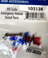 Rapido #102138 Emergency Vehicle Detail Parts (HO Scale)