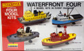 Lindberg #72120 Waterfront Boat Kits - Plastic (4-pk) (N-Scale)