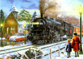 Leanin' Tree #C75571 Steam Train Christmas Cards (10-pk)