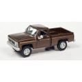 Classic Metal Works #30637 - '79 Chevy Fleetside Pickup - Brown Poly (HO)