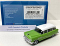 Oxford Diecast #87BCE54003 Buick Century '54 Estate Wagon - Willow Green/White (HO)