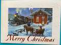 Leanin' Tree #DXE80929 Hometown Station Christmas Cards - (12 pk)