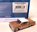 Oxford Diecast #87CIS58001 Chevy Impala '58 Sport Coupe - Cay Coral / White (HO)