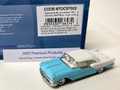 Oxford Diecast #87OC57002 '57 Olds 88 Convertible  - Banff Blue/ White (HO)