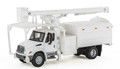 SceneMaster #11745 International 4300 2-Axle Truck w/ Tree Trimmer Body - White (HO)