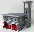 Boley #2602 Fire Station - Gray Brick (HO)