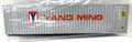 Walthers #1719 - 40' High Cube Container - Yang Ming (HO)