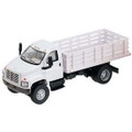 Boley #3007-77 GMC Topkick Stakebed Truck - White (HO Scale)