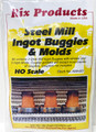 Rix Products #628-601 Steel Mill Ingot Buggies & Molds (HO Scale)