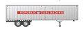 Rapido #403032 Fruehauf 40' Exterior Post Volume Van - Republic Carloading (HO Scale)