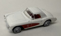 Busch #45405W '56 Corvette Sports Wagon Convertible - White/Red (HO)