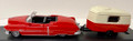 Malibu Int. #6000 '53 Cadillac Eldorado w/ camper - Red/White (HO)