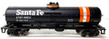 Athearn #73201 Single Dome Tank Car - ATSF (HO)