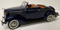 Danbury Mint '36 Ford Deluxe Cabriolet - Dark Blue - No Box (1:24)