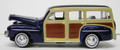 Classic Metal Works #30107C Vintage '48 Ford Woody - Dark Blue (HO)