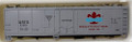 Train Miniature #8118 40' Plug Door Reefer KIT - Dubuque Packing Co. (HO)