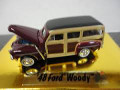 Classic Metal Works #30107B Vintage '48 Ford Woody - Burgundy (HO)