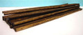 JWD #41305 Loose Wood Utility Poles for 60' Bulkhead Cars - Creosote (HO)