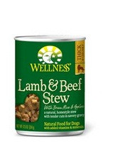 Wellness Lamb & Beef,Stew with Brown Rice & Apples (12x12.5 Oz)