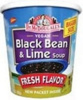 Dr. McDougall's Black Bean With Lime Big Soup Cup (6x3.4 Oz)