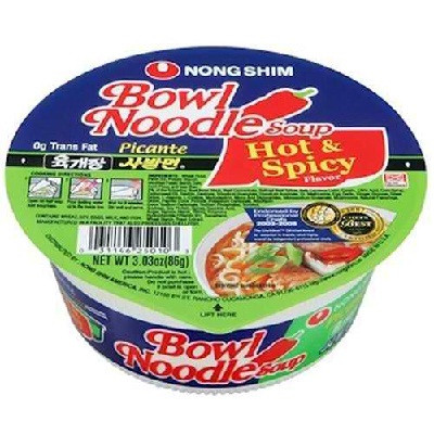 Nong Shim Bowl Noodles Hot (12x3.03OZ )