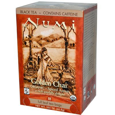 Numi Tea Golden Chai Black Tea (3x18 Bag)