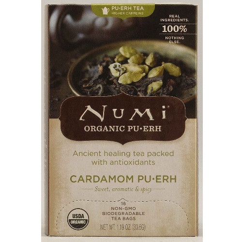 Numi Tea Cardamom Pu-erh Tea (6x16 Bag)