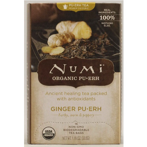 Numi Tea Ginger Pu-erh Tea (6x16 Bag)