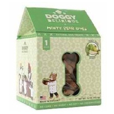 Doggy Delirious Minty Pear Bones (6x16OZ )