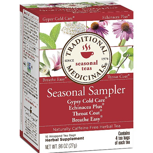Traditional Medicinals Cold Season Sampler Herb Tea (3x16 Bag)