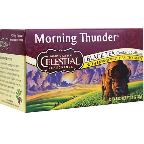 Celestial Seasonings Morning Thunder Herb Tea (6x20bag)