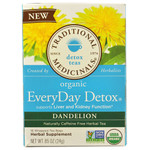 Traditional Medicinals Tea Organc EvryDy Detox Dndln (6x 16 Bags)
