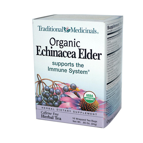 Traditional Medicinals Echinacea Elder Tea (1x16 Bag)