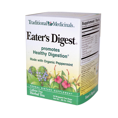 Traditional Medicinals Eater's Digest Herb Tea (1x16 Bag)