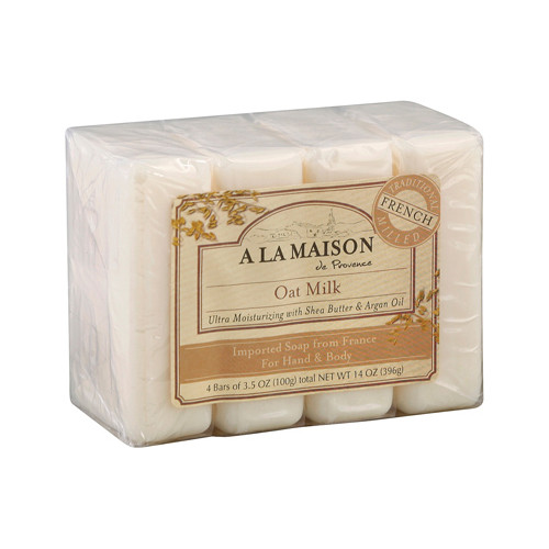 A La Maison Bar Soap Oat Milk Value (4 Pack)
