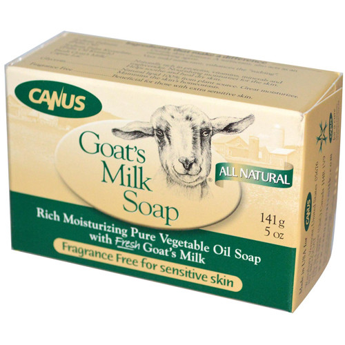 Canus Goats Milk Bar Soap Fragrance Free (1x5 Oz)