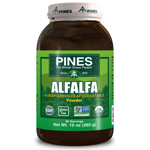 Pines International Alfalfa Organic Powder (1x10 Oz)