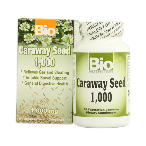 Bio Nutrition Caraway Seed 1 000 mg 1000 mg (60 Veg Capsules)