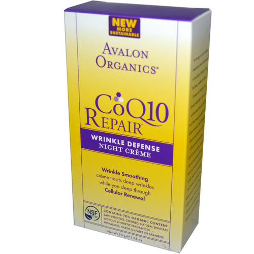 Avalon Coq10 Wrinkle Defense Night Cream (1.75Oz)