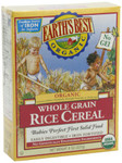 Earth's Best Whole Grain Rice Cereal (3x8 Oz)