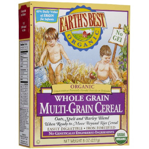 Earth's Best Multi Grain Cereal (3x8 Oz)