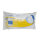 Natracare Organic Cotton Baby Wipes (1x50 ct)