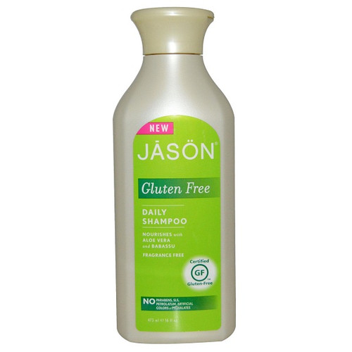 Jason Natural Cosmetics Gluten Free Daily Shampoo (16 OZ)