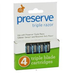 Preserve Triple Razor Blades Refill (6x4 PK)