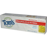 Tom's Of Maine Fennel Fluoride Free with Propolis & Myrrh Toothpaste (6x5.5 Oz)
