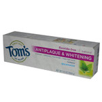 Tom's Of Maine Tartar Control+Whitening Spearmint Fluoride Free Toothpaste (6x5.5 Oz)