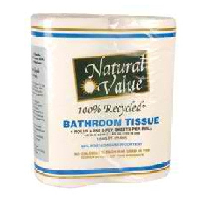 Natural Value 280Ct/Roll Bth Tissue (24x4Pack )